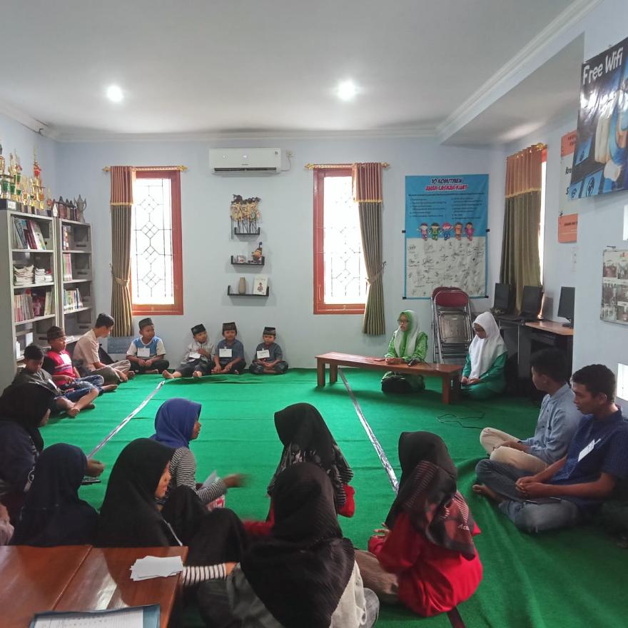 Perpustakaan Swa Pustaka Adakan Pelatihan Hafalan Al-Qur'an dan Bukber dengan Fatayat NU